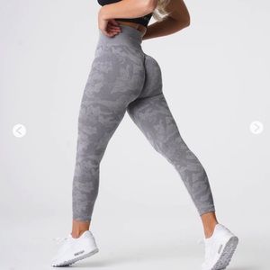 Gray Camouflage Women's Leggings